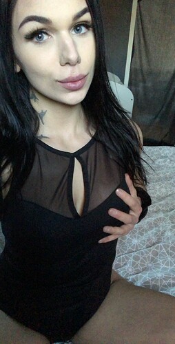 touch right boob