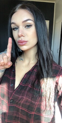 1 finger up